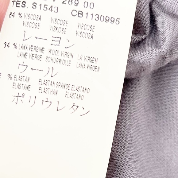 See by Chloe Heather Gray Wool Strapless Dress - Picture 11 of 11